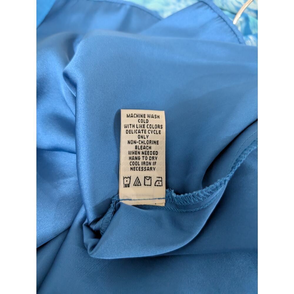 Max Studio Blue Patterned Shift Dress Size Xs - image 6